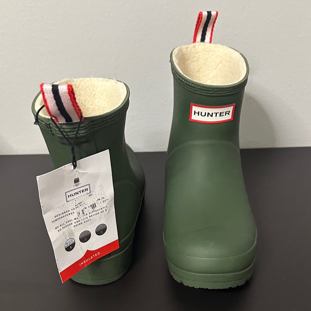 Hunter Green Winter & Rain Boots